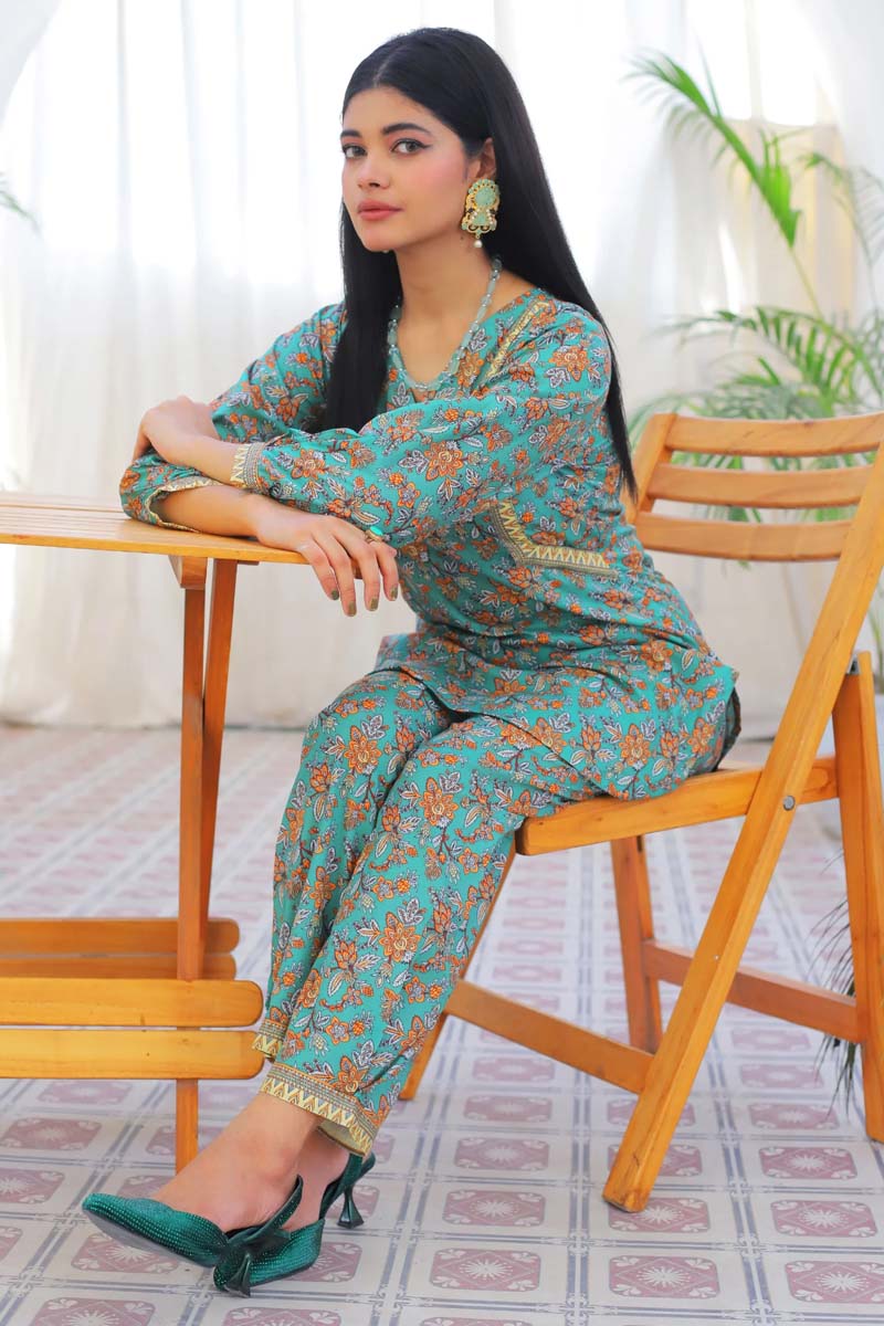 DIGITAL PRINTED LAWN 2 Pcs I MRDP 007